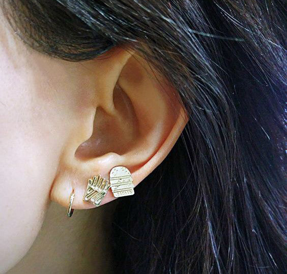 WEST 4TH STUD EARRINGS