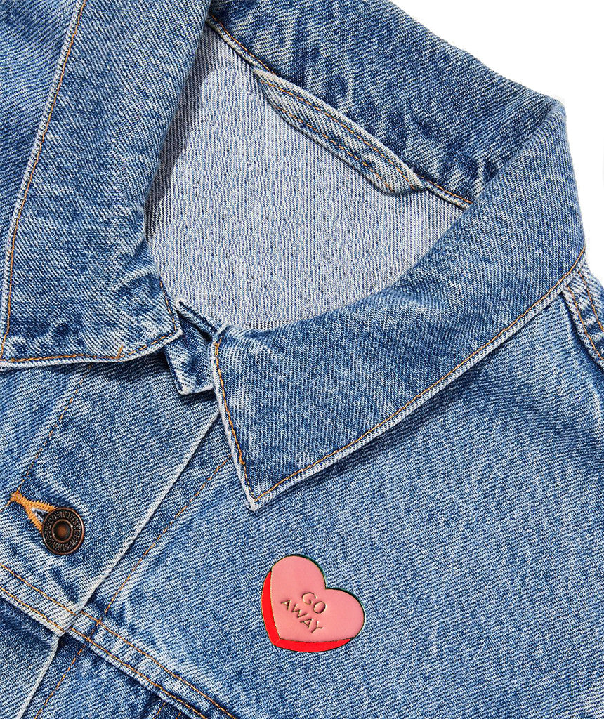 BEVERLY HEART PIN - Kiss and Wear