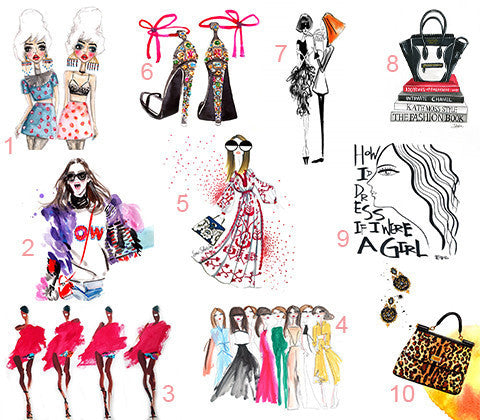 10 Fashion Illustrators We're Loving!