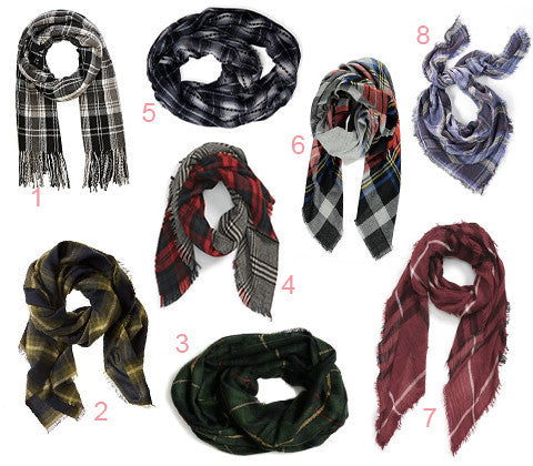 Fall Staple: 8 Must-Have Plaid Scarves