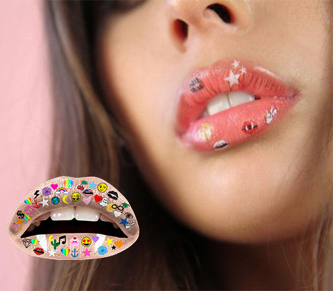 Newest Lip Trend: Mini Tattoos by Violent Lips